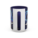 Wolf Kiss Stained Glass Style Mug