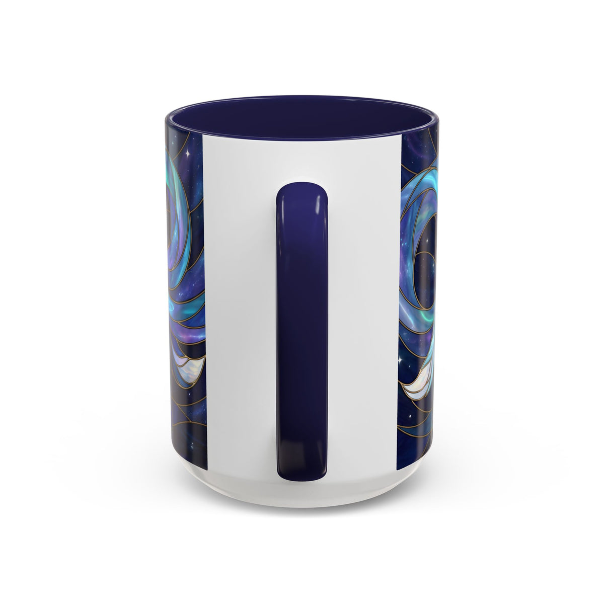 Wolf Kiss Stained Glass Style Mug