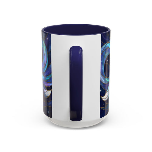 Wolf Kiss Stained Glass Style Mug