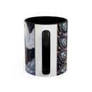 Lunar Peacock Stained Glass Style Mug