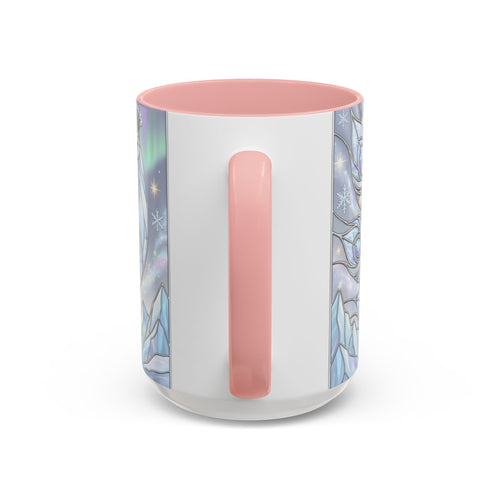 Aurora Peacock Stained Glass Style Mug