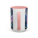 Celestial Australian Shepherd Stained Glass Style Mug