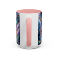 Celestial Australian Shepherd Stained Glass Style Mug