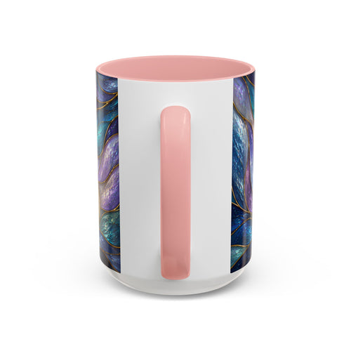 Celestial Australian Shepherd Stained Glass Style Mug