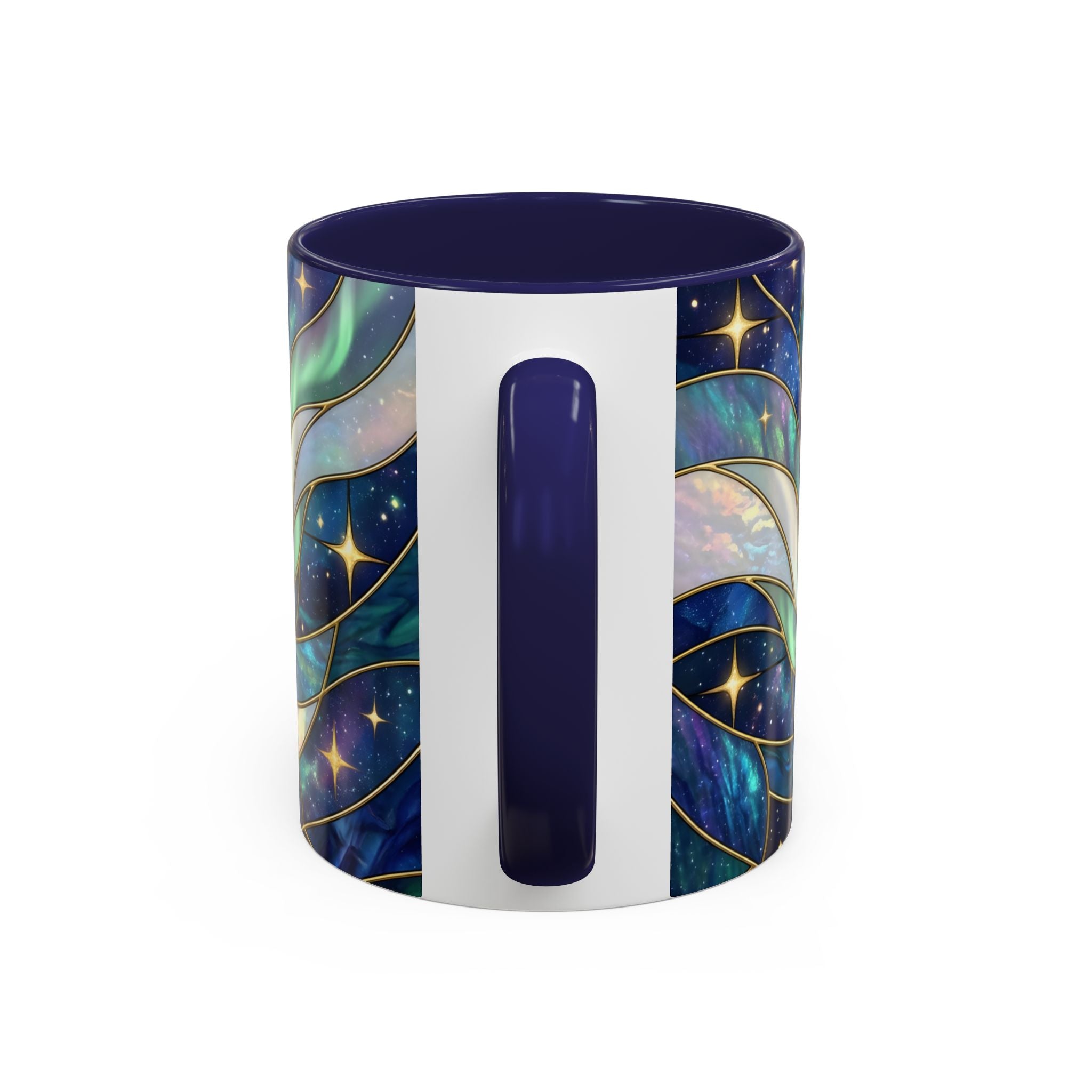 Celestial Staffy Stained Glass Style Mug