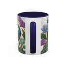 Garden Peacock Stained Glass Style Mug