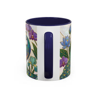 Garden Peacock Stained Glass Style Mug