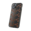 Coffee Beans Clear Phone Case