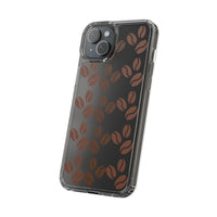 Coffee Beans Clear Phone Case