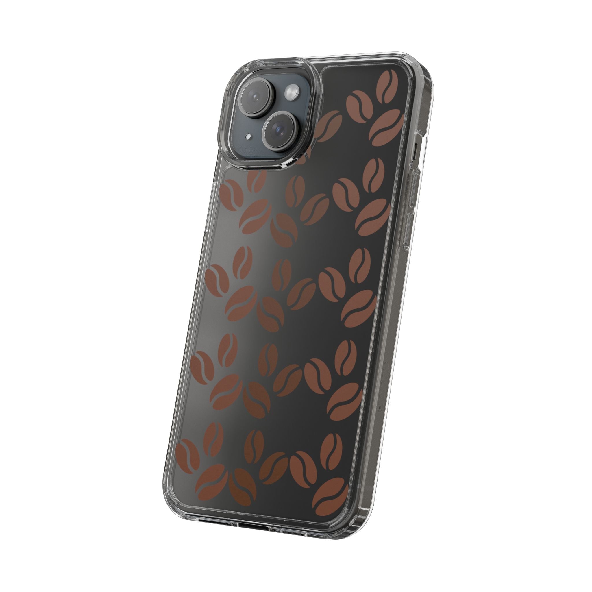 Coffee Beans Clear Phone Case