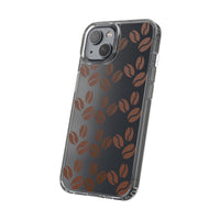 Coffee Beans Clear Phone Case