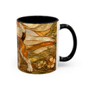 Blossom Beagle Stained Glass Style Mug