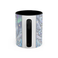 Aurora Peacock Stained Glass Style Mug