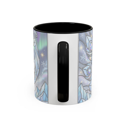 Aurora Peacock Stained Glass Style Mug