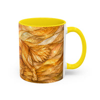 Golden Glow Golden Retriever Stained Glass Style Mug