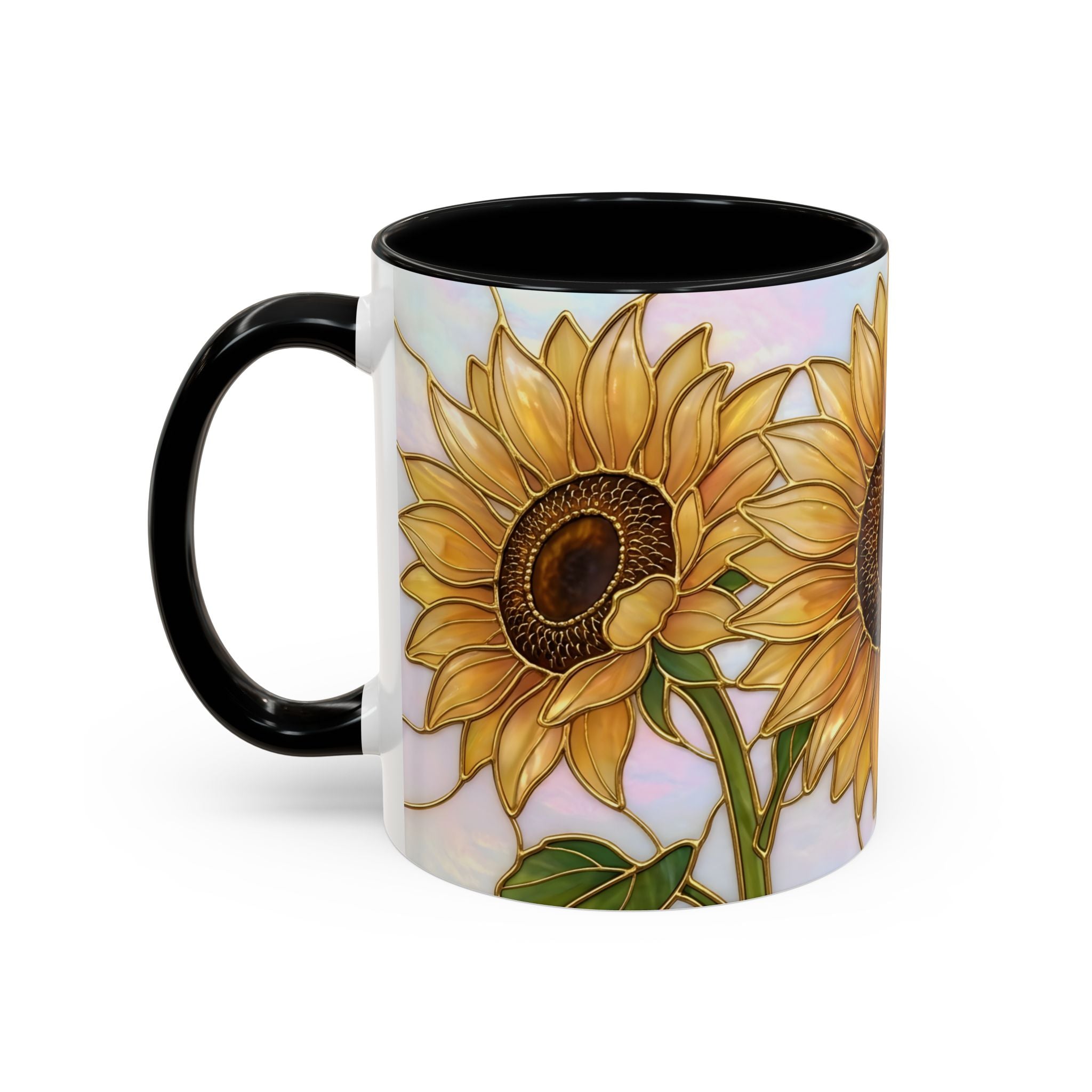 Sunflower Stained Glass Mug