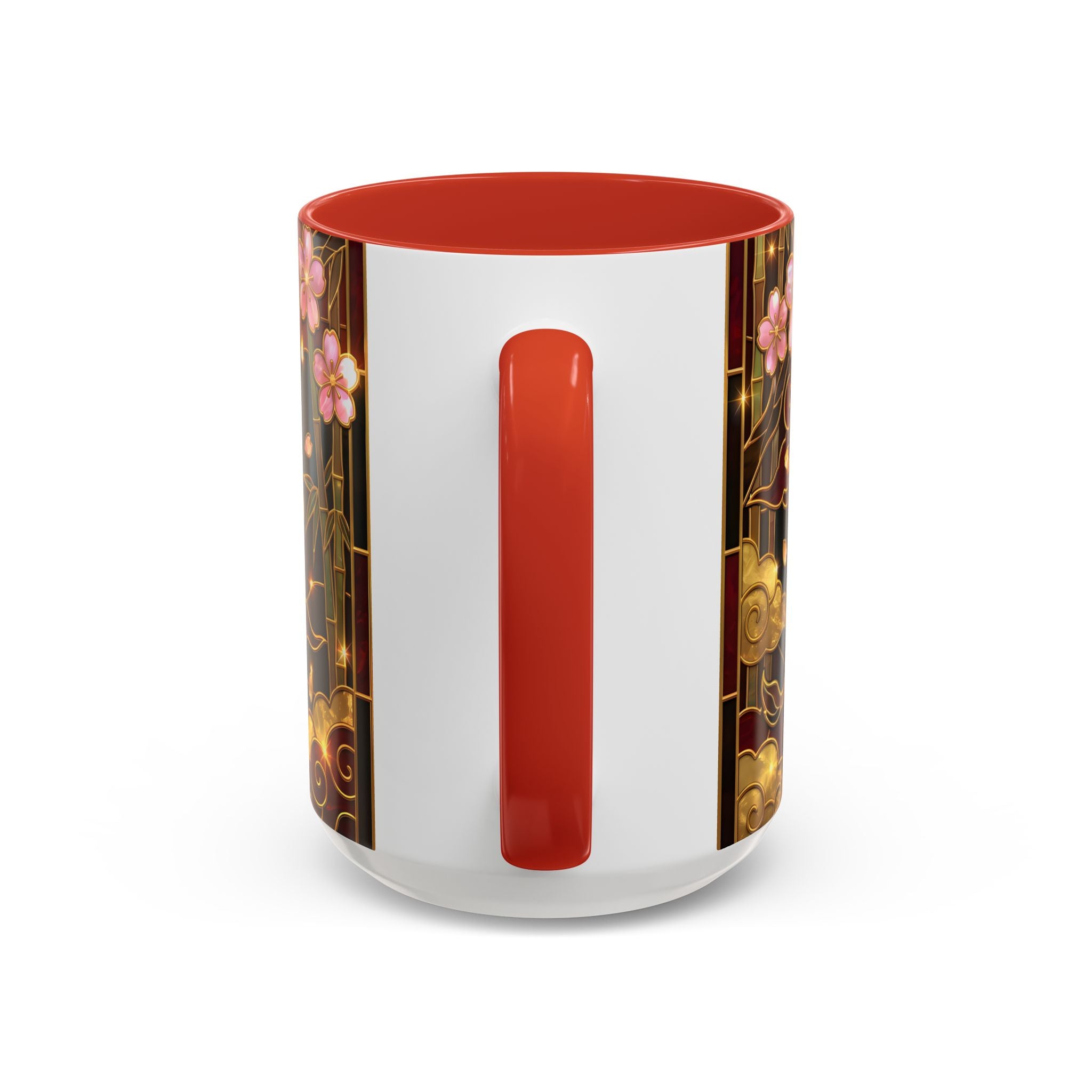 Sakura Lion Stained Glass Style Mug