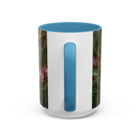Tropical Hummingbird Stained Glass Style Mug