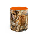 Regal Bulldog Stained Glass Style Mug