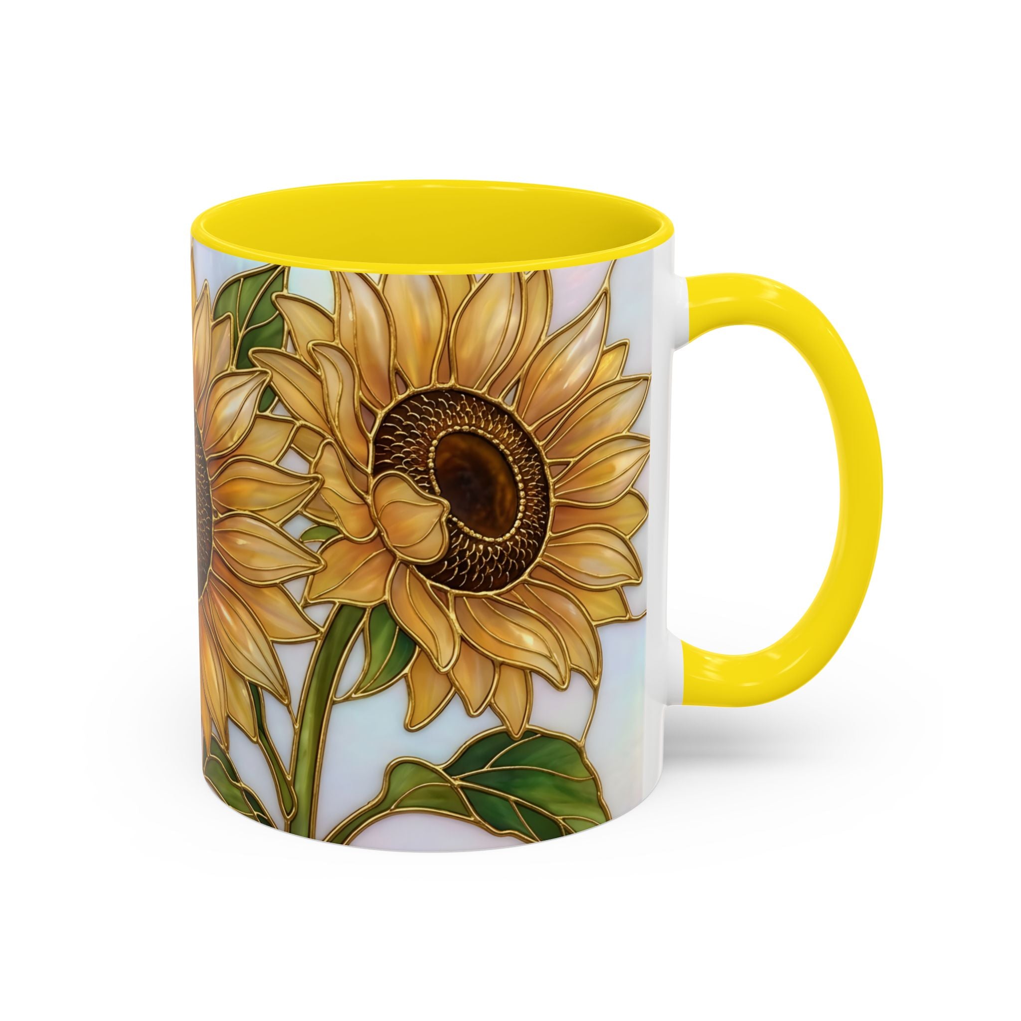 Sunflower Stained Glass Mug