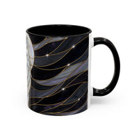 Night Wolf Stained Glass Style Mug