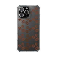 Coffee Beans Clear Phone Case