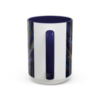 Moonlit Staffordshire Bull Terrier Stained Glass Style Mug