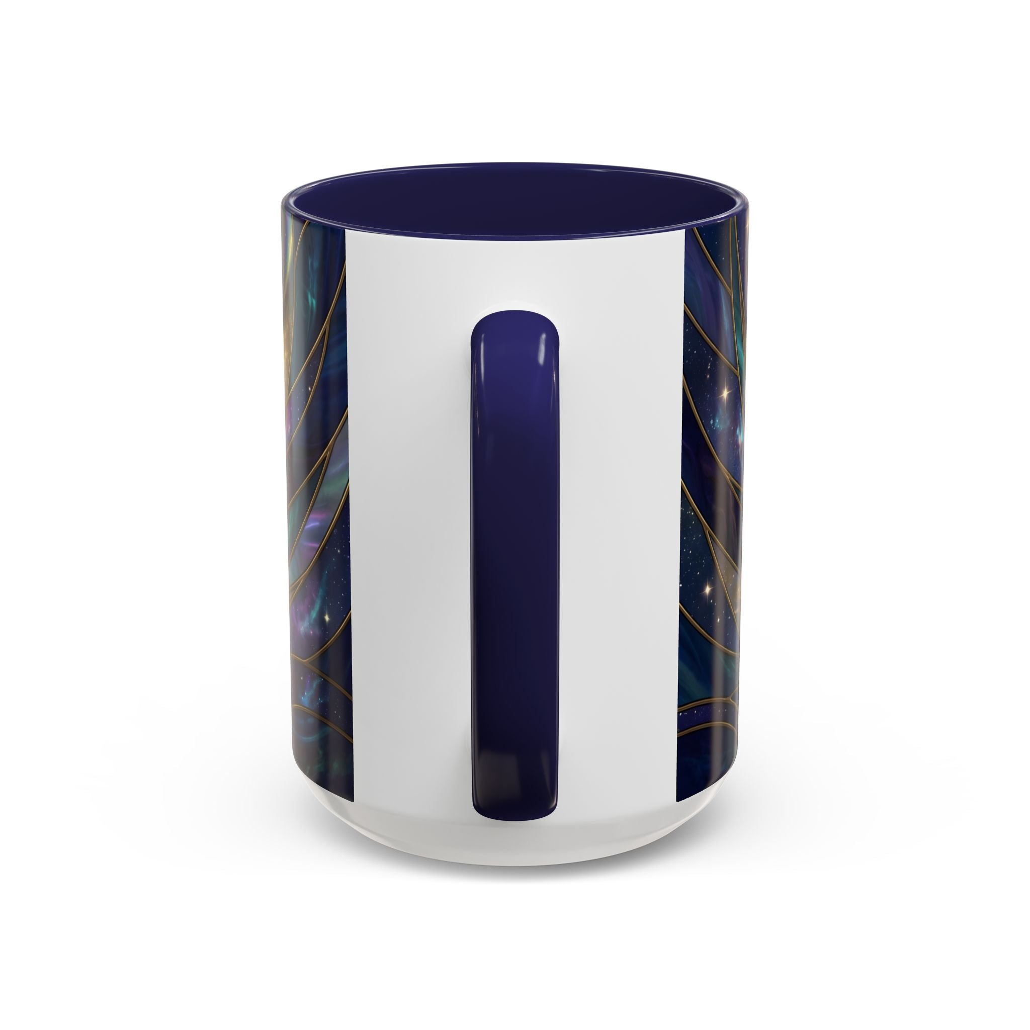 Moonlit Staffordshire Bull Terrier Stained Glass Style Mug