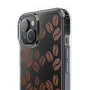 Coffee Beans Clear Phone Case