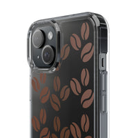 Coffee Beans Clear Phone Case