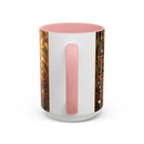 Sakura Peacock Stained Glass Style Mug