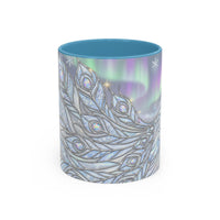 Aurora Peacock Stained Glass Style Mug