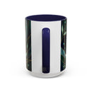 Teal Green Stained Glass Style Mug