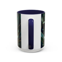 Teal Green Stained Glass Style Mug