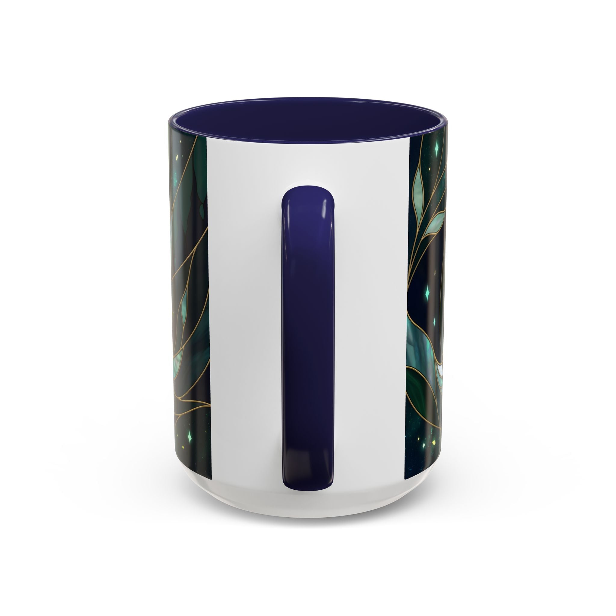 Teal Green Stained Glass Style Mug