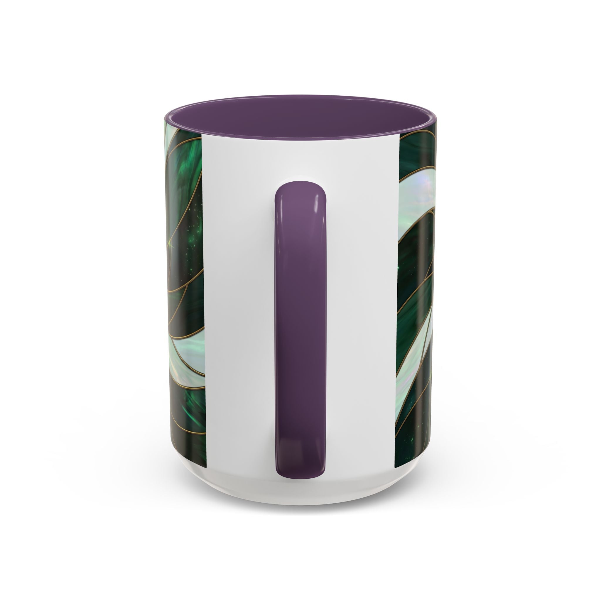 Jade Wolf Stained Glass Style Mug