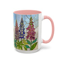 Wildflower Stained Glass Mug