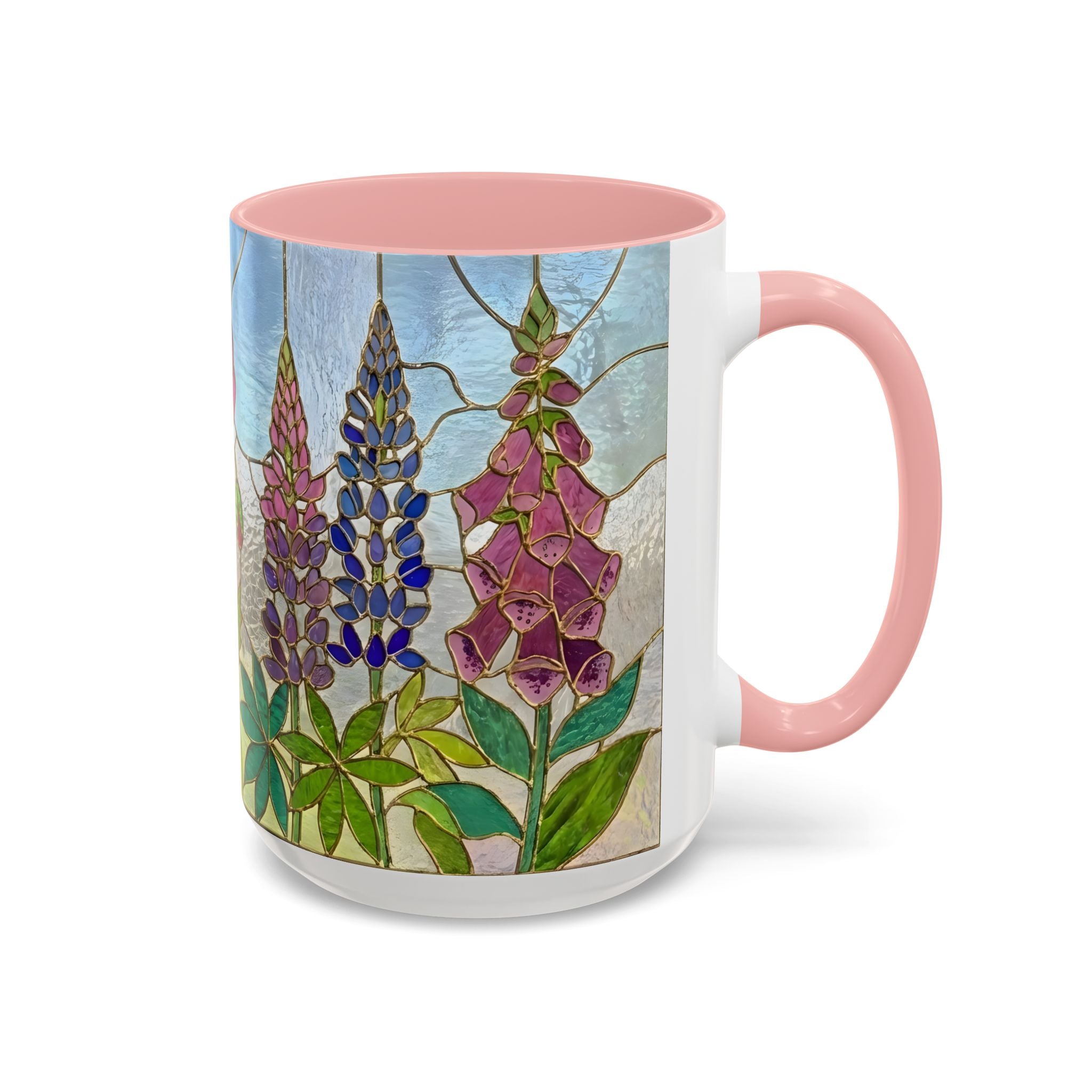 Wildflower Stained Glass Mug