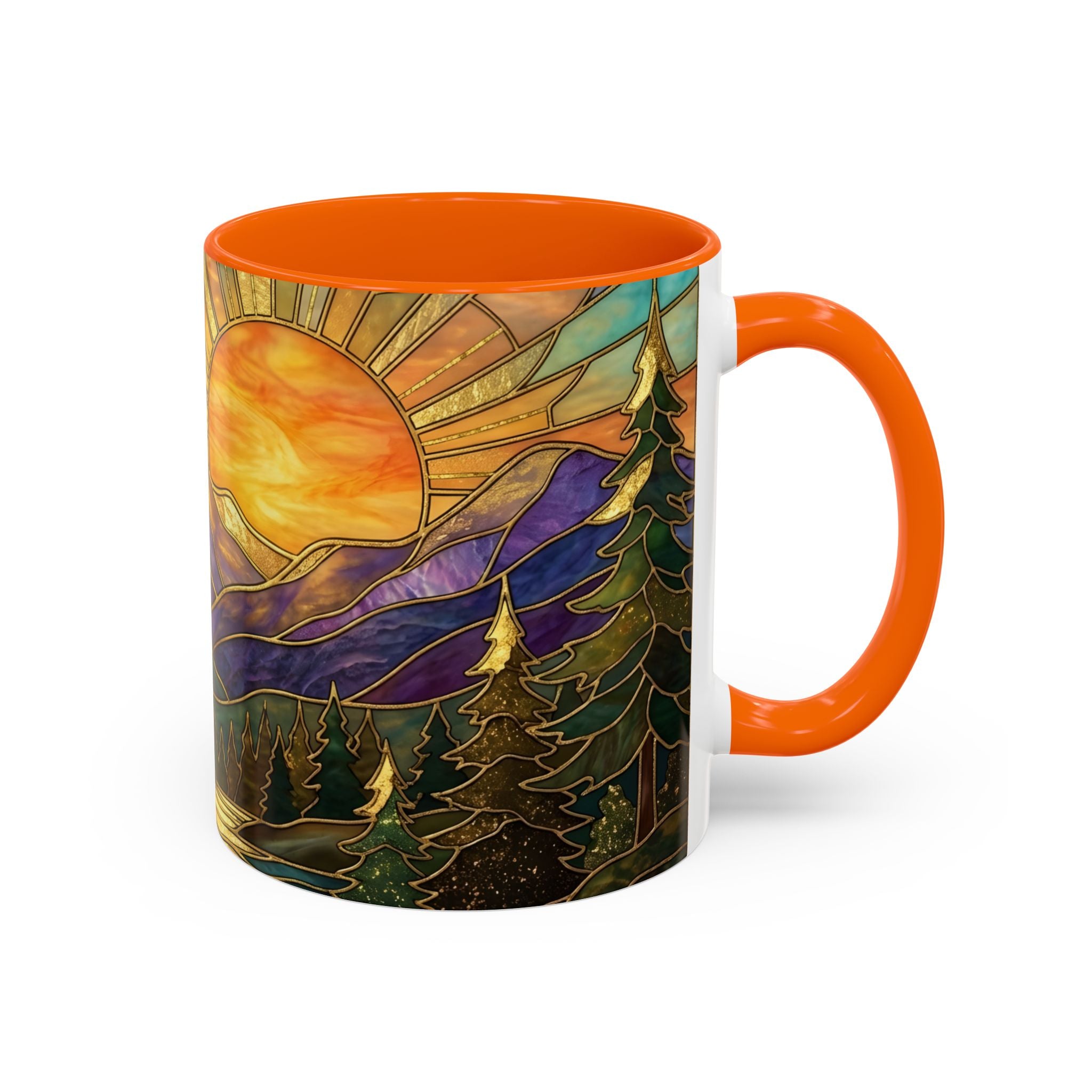 Sunrise Stained Glass Mug