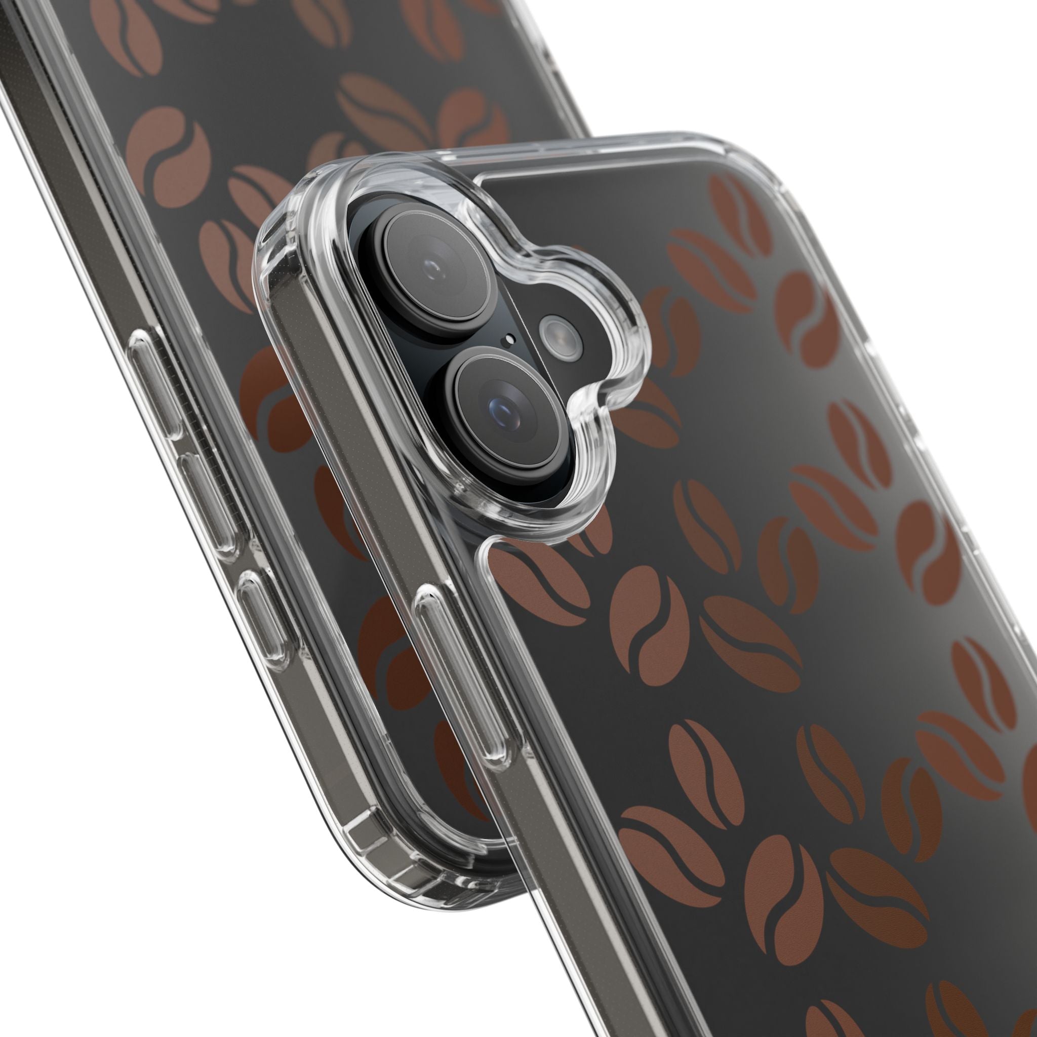 Coffee Beans Clear Phone Case