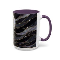 Night Wolf Stained Glass Style Mug
