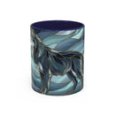 Storm Wolf Stained Glass Style Mug