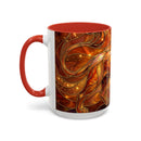 Wildfire Lion Stained Glass Mug