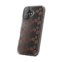 Coffee Beans Clear Phone Case