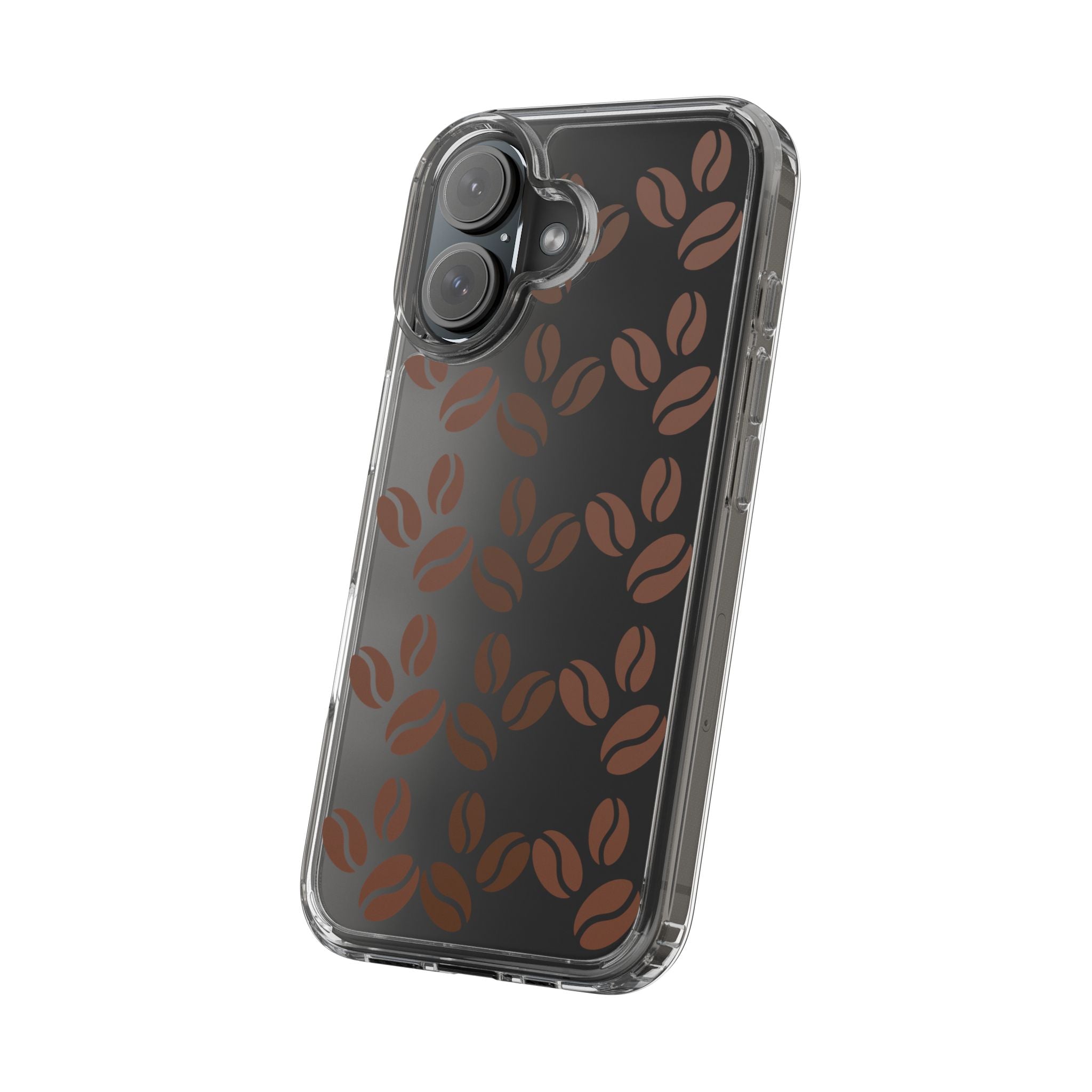 Coffee Beans Clear Phone Case