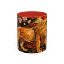 Sakura Lion Stained Glass Style Mug