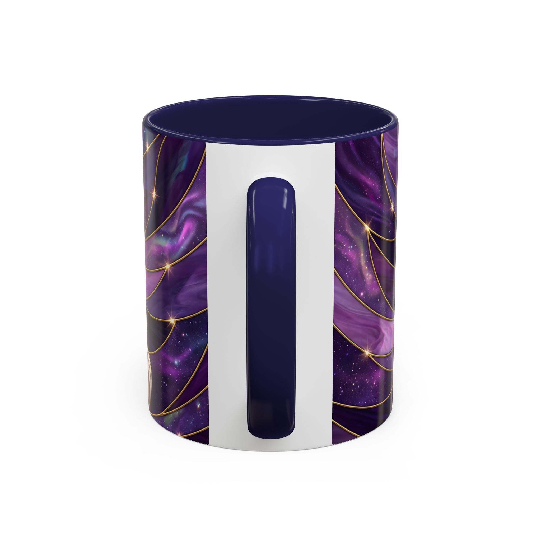 Amethyst Great Pyrenees Stained Glass Style Mug