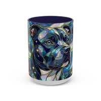 Celestial Staffy Stained Glass Style Mug