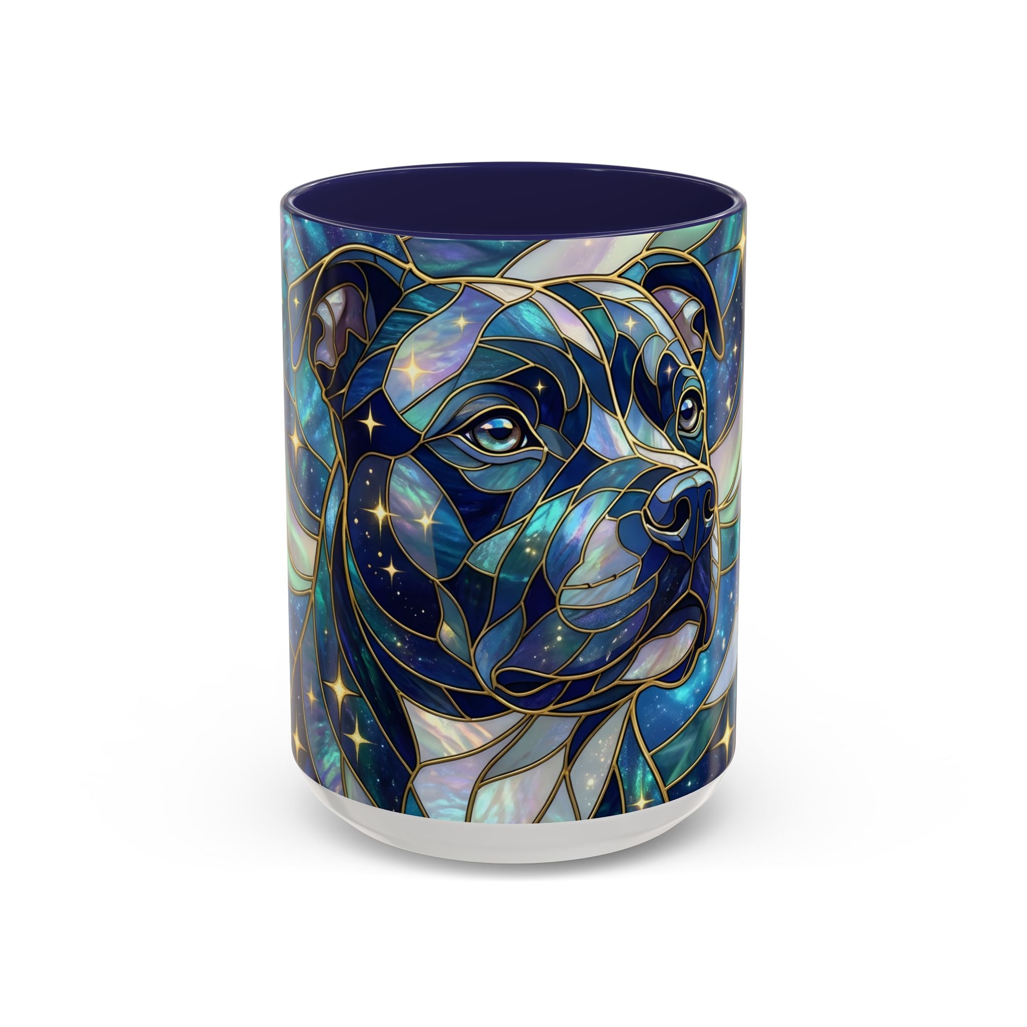 Celestial Staffy Stained Glass Style Mug