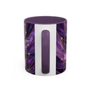 Amethyst Great Pyrenees Stained Glass Style Mug